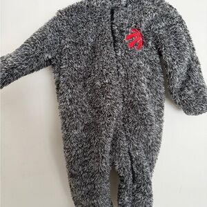 NBA Toronto Raptors Gray and Red Baby Bunting